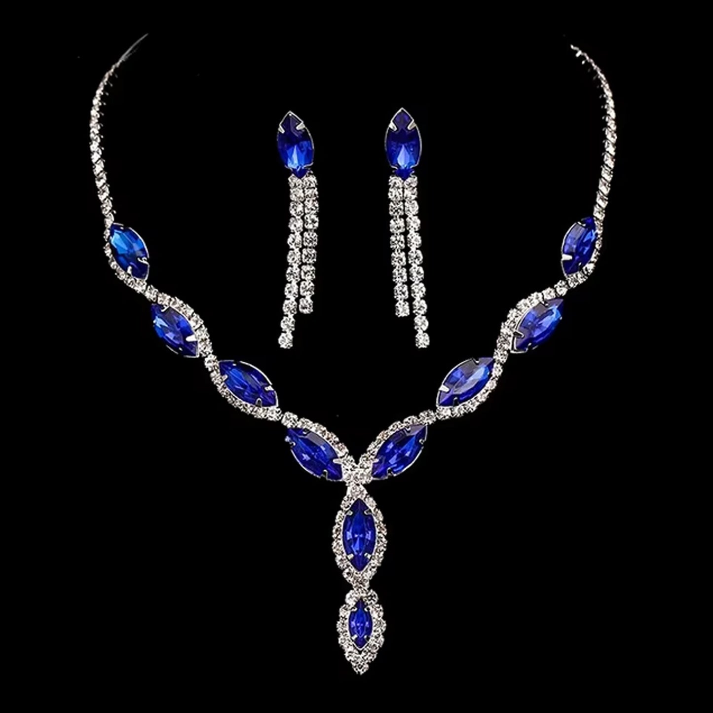 Necklace And Earrings Set (1 Set  Mix Color)