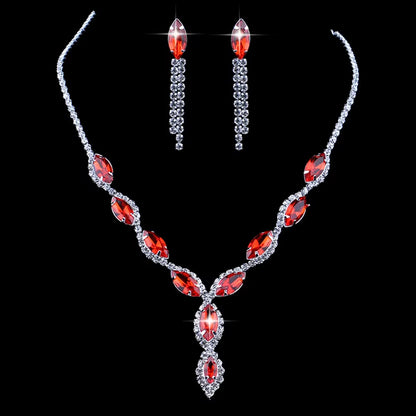 Necklace And Earrings Set (1 Set  Mix Color)